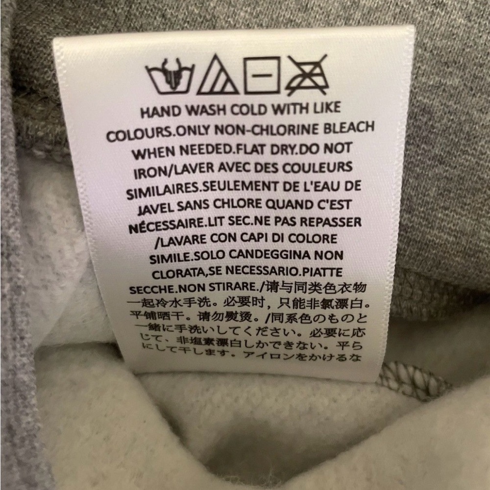 Fear Of God Essentials Light Oatmeal Hoodie/Sweatpants Set - Picture 4 of 7